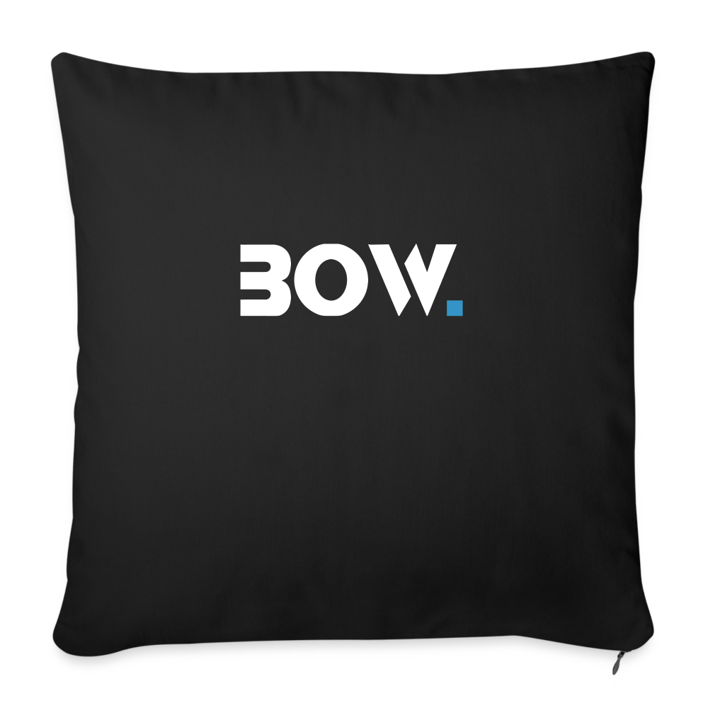 Bow Sofakissen mit Füllung 44 x 44 cm - Schwarz