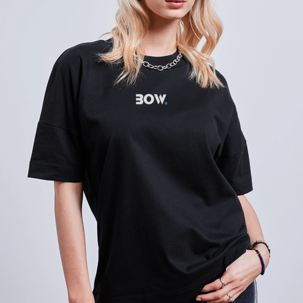 Oversized Bow Shirt - Schwarz