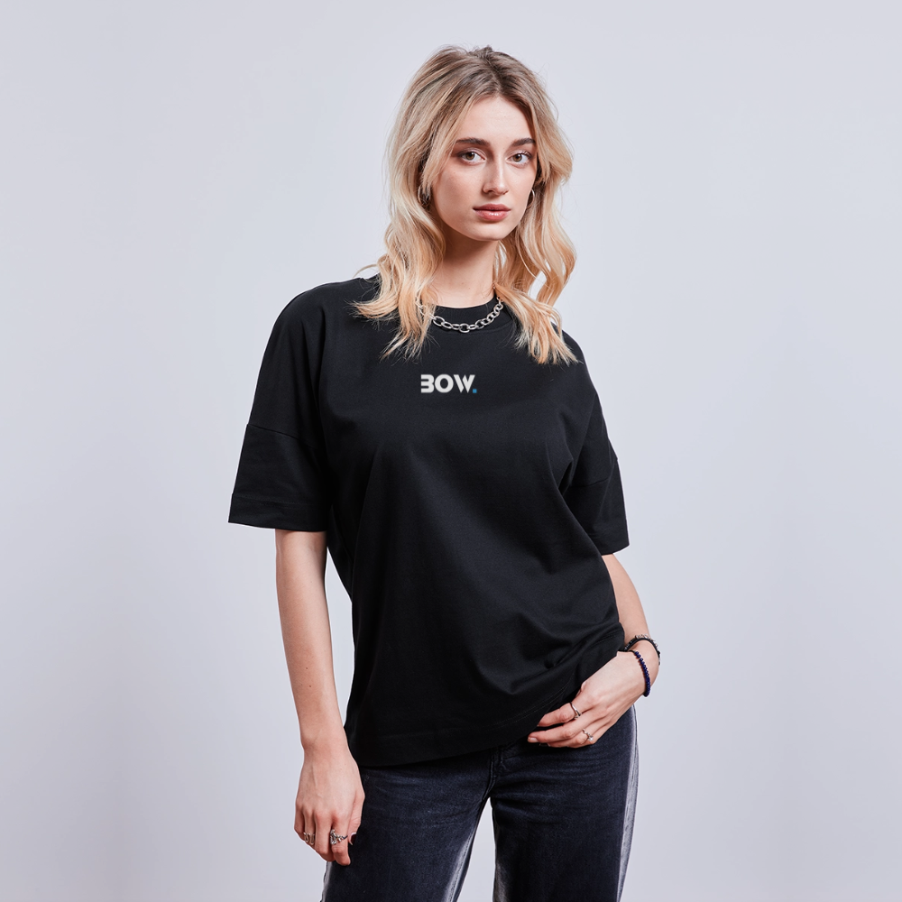 Oversized Bow Shirt - Schwarz