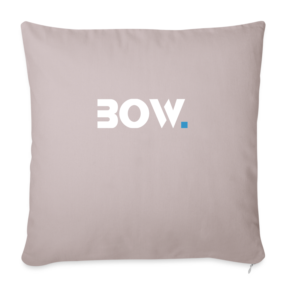 Bow Sofakissen mit Füllung 44 x 44 cm - helles Taupe