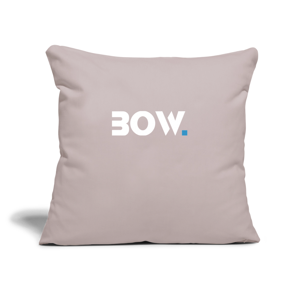 Bow Sofakissen mit Füllung 44 x 44 cm - helles Taupe
