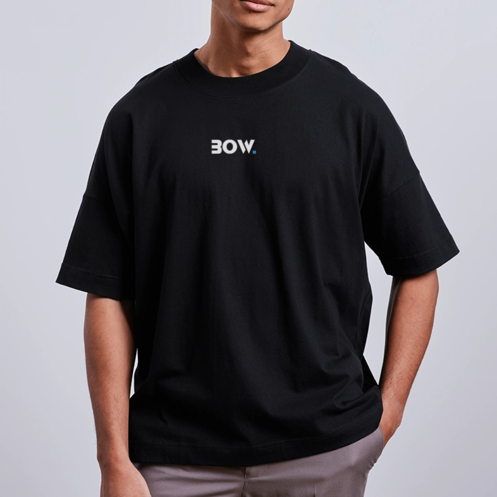Oversized Bow Shirt - Schwarz
