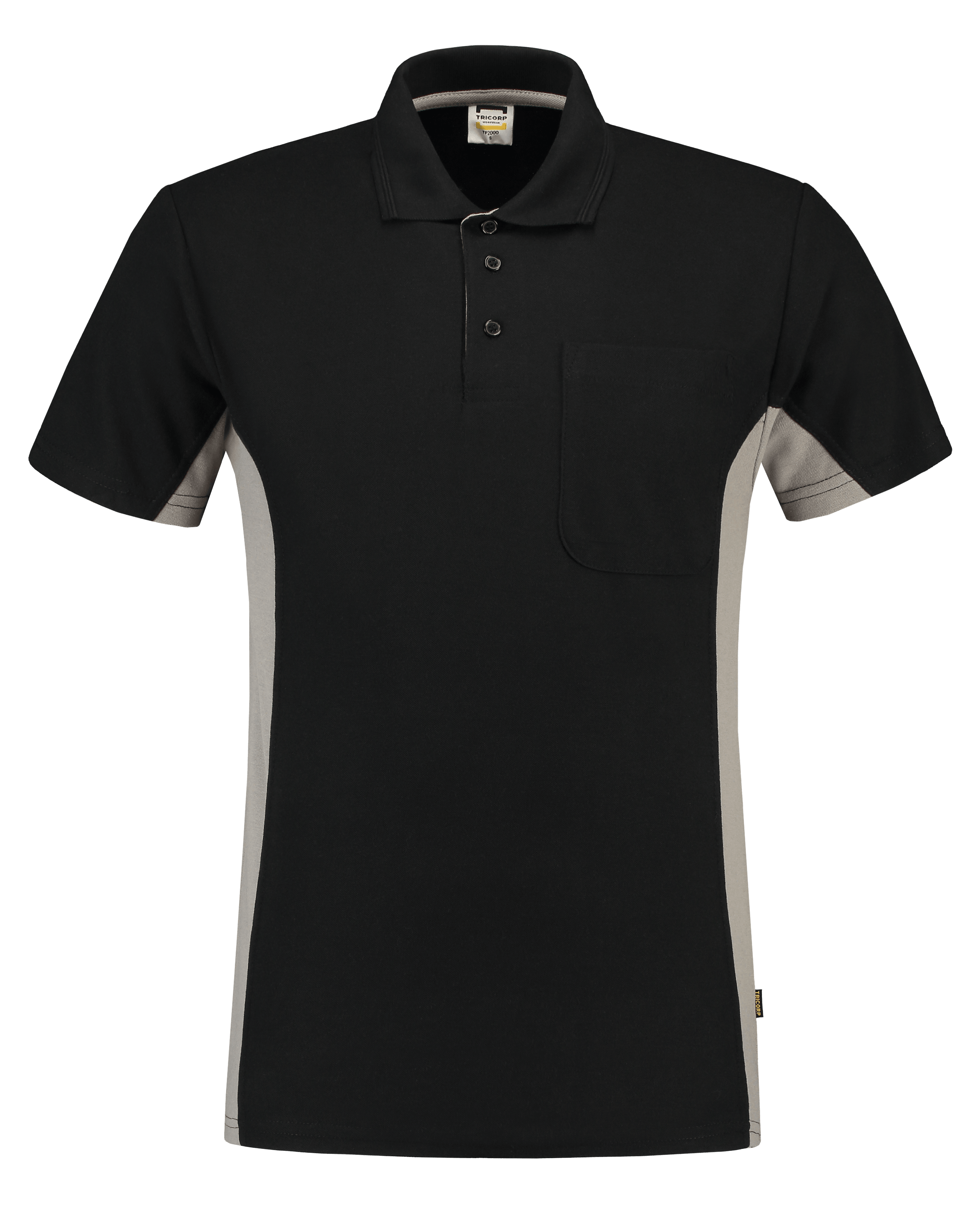 Poloshirt Bicolor Brusttasche - Bowtextil Ltd.