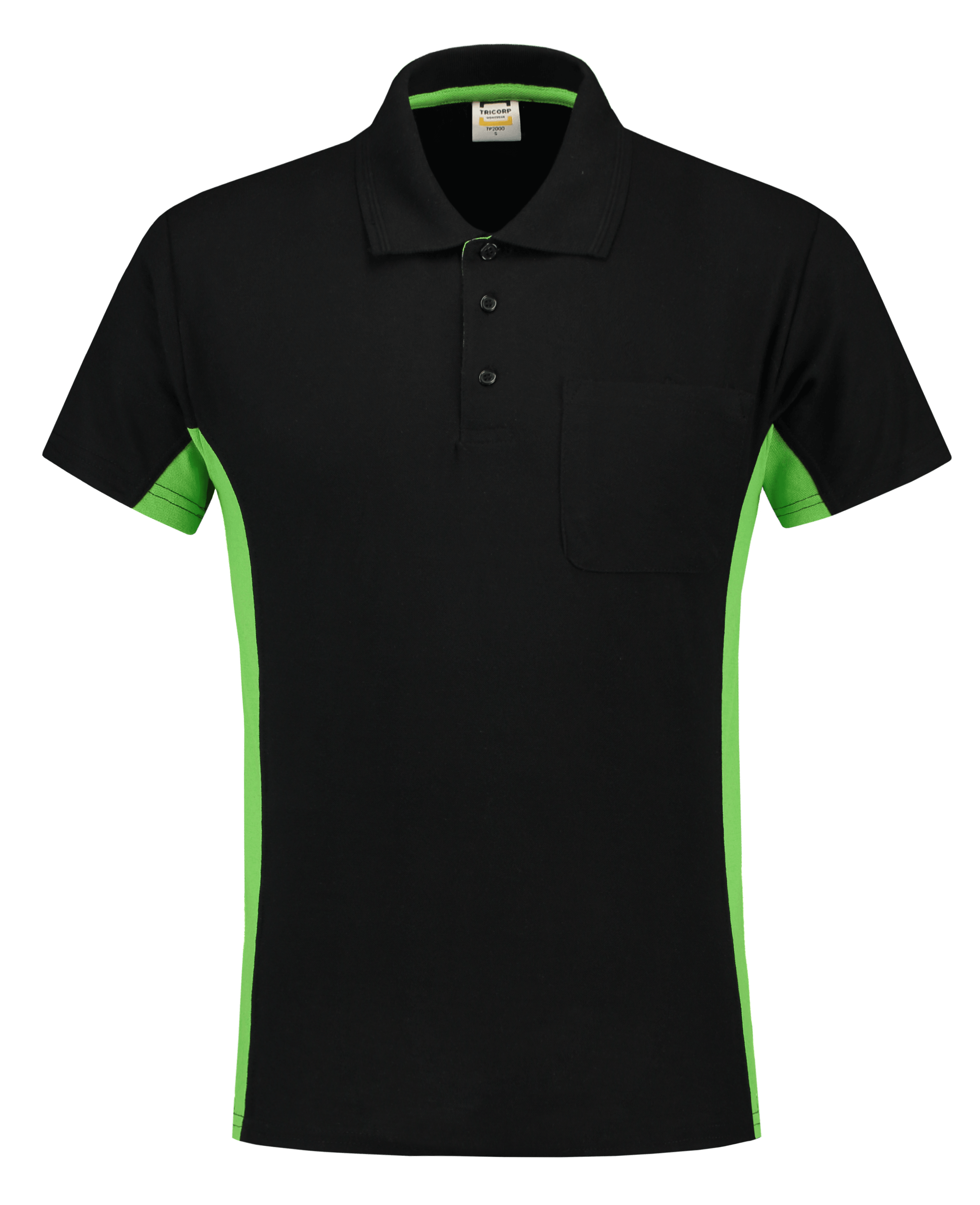 Poloshirt Bicolor Brusttasche - Bowtextil Ltd.