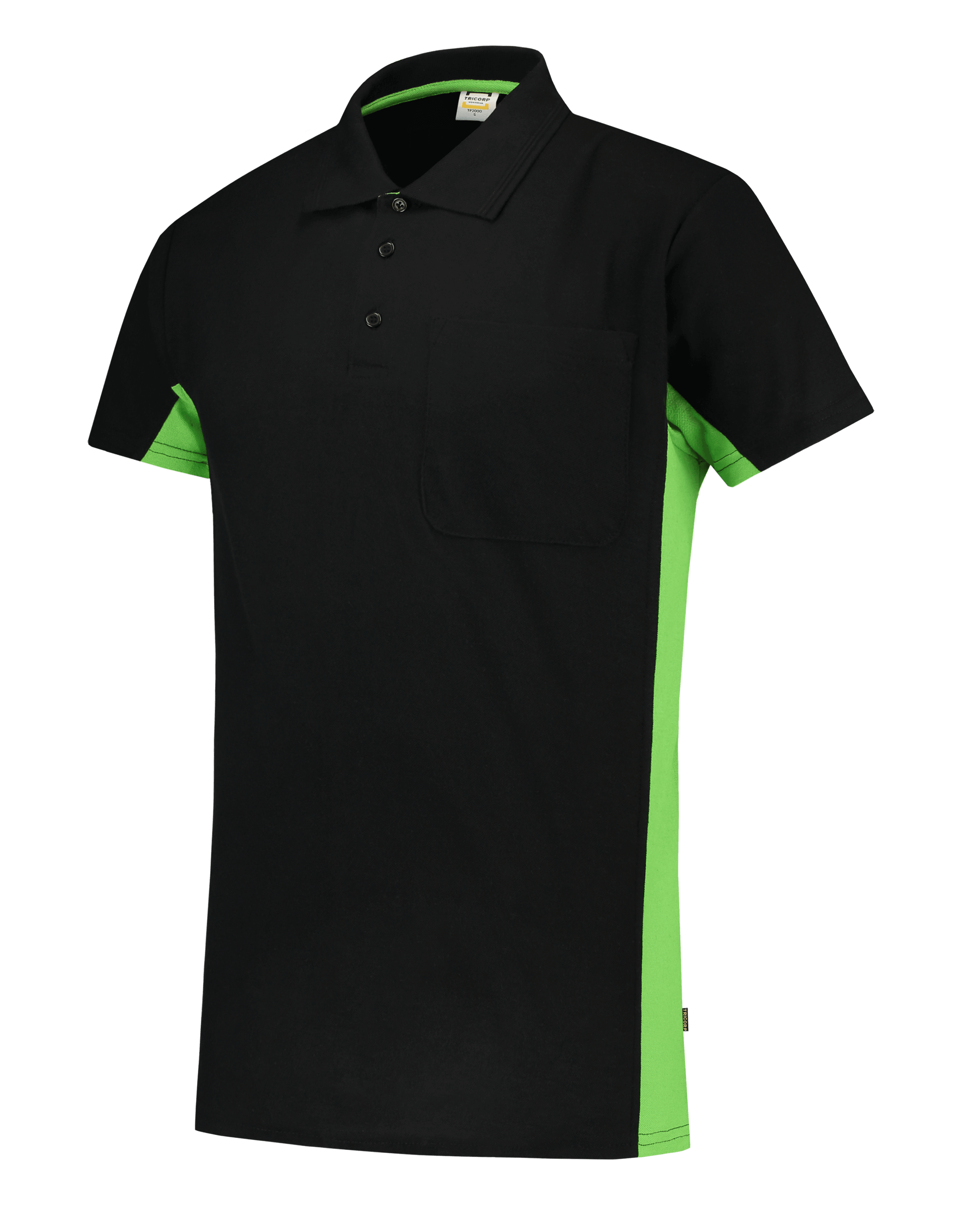 Poloshirt Bicolor Brusttasche - Bowtextil Ltd.