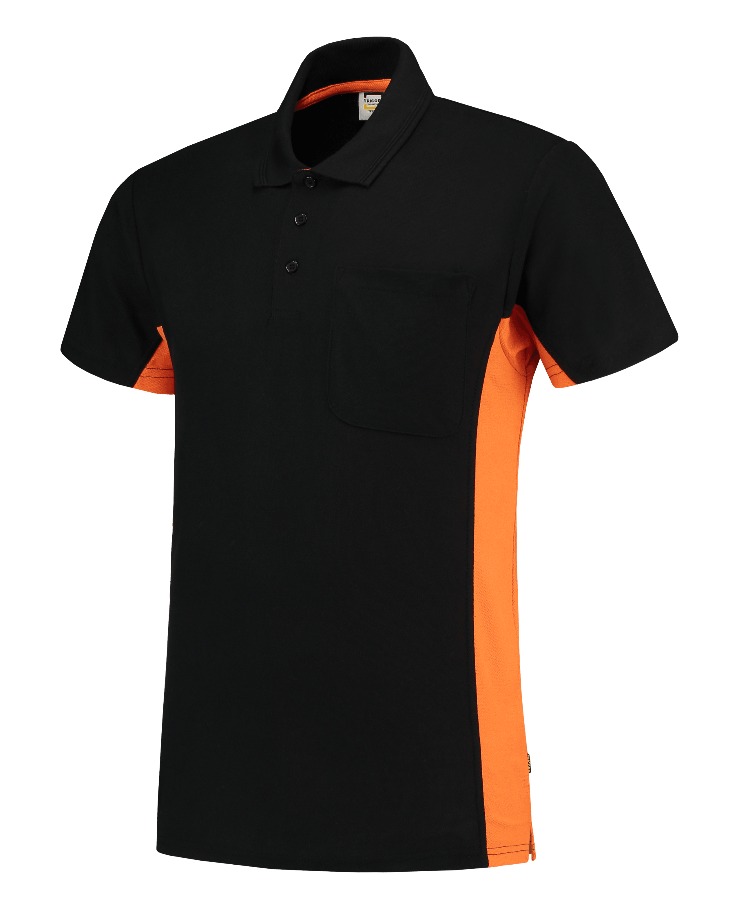 Poloshirt Bicolor Brusttasche - Bowtextil Ltd.