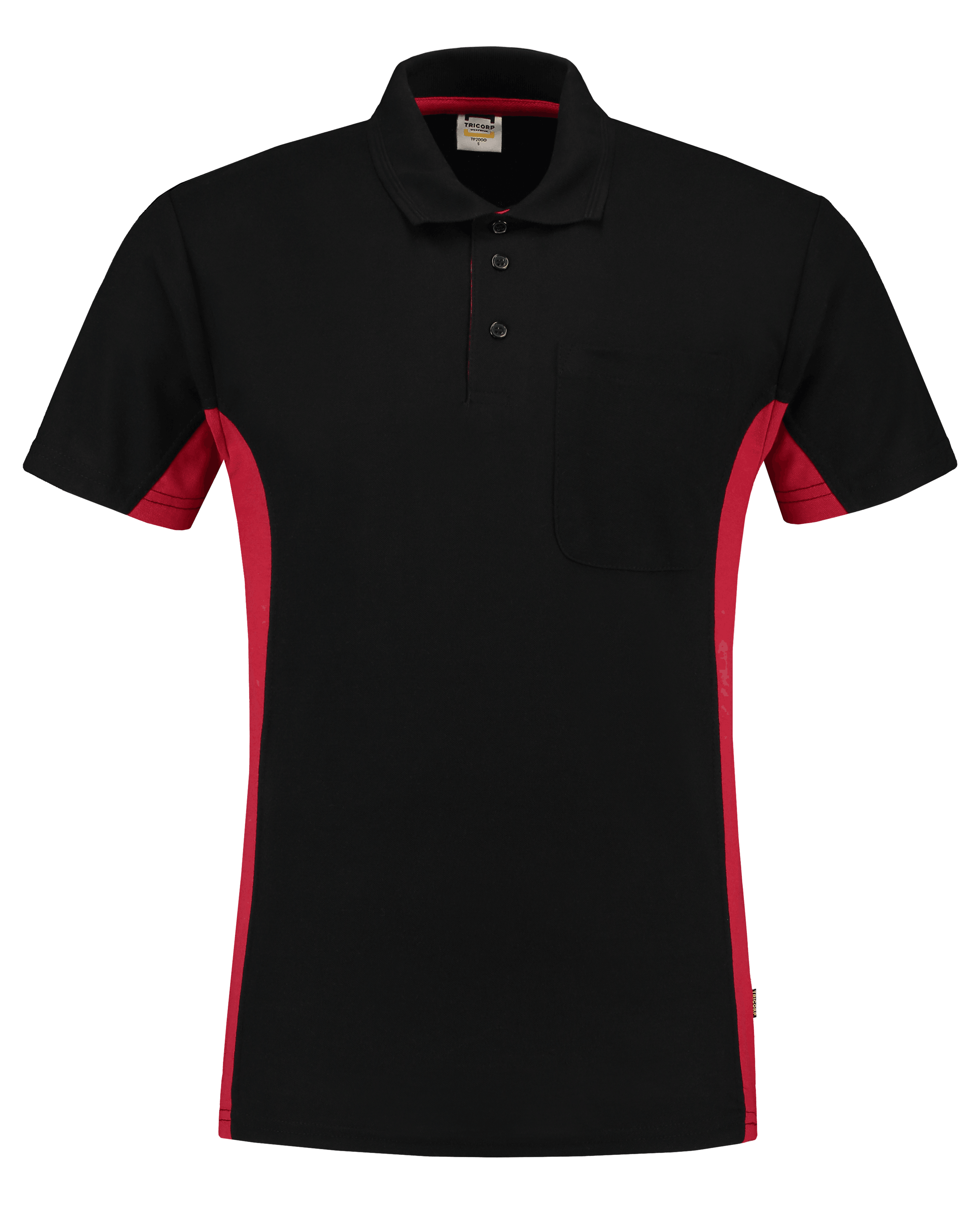 Poloshirt Bicolor Brusttasche - Bowtextil Ltd.