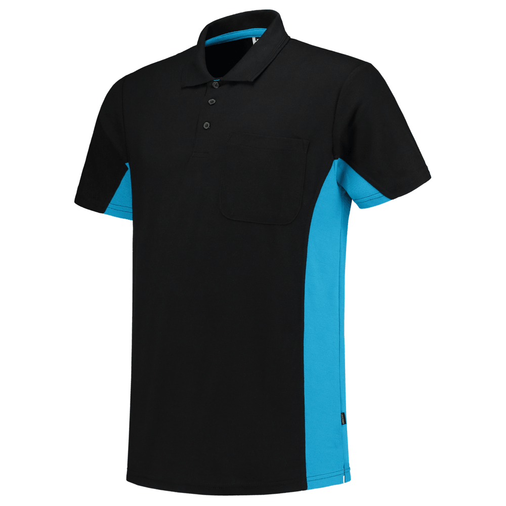 Poloshirt Bicolor Brusttasche - Bowtextil Ltd.
