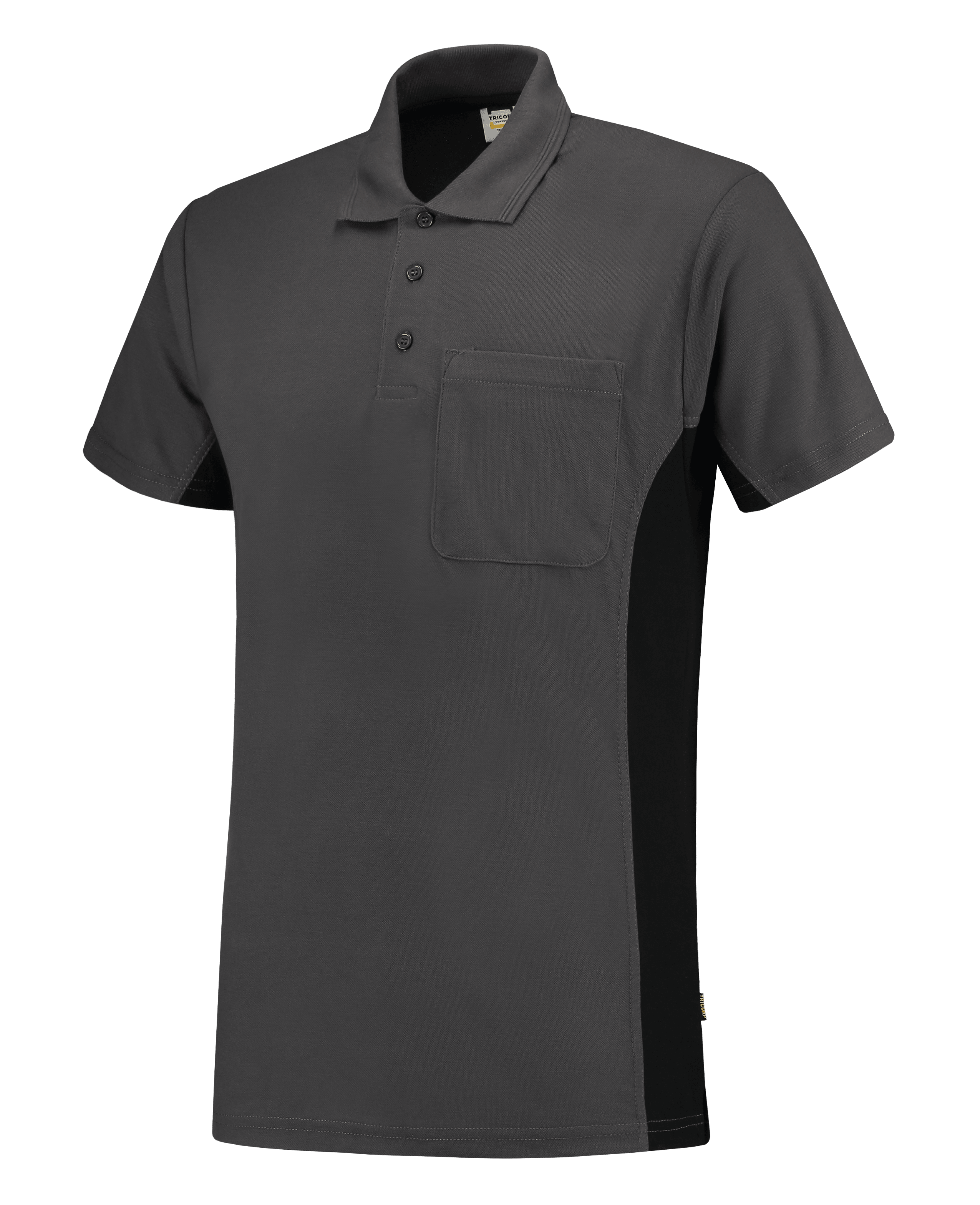 Poloshirt Bicolor Brusttasche - Bowtextil Ltd.