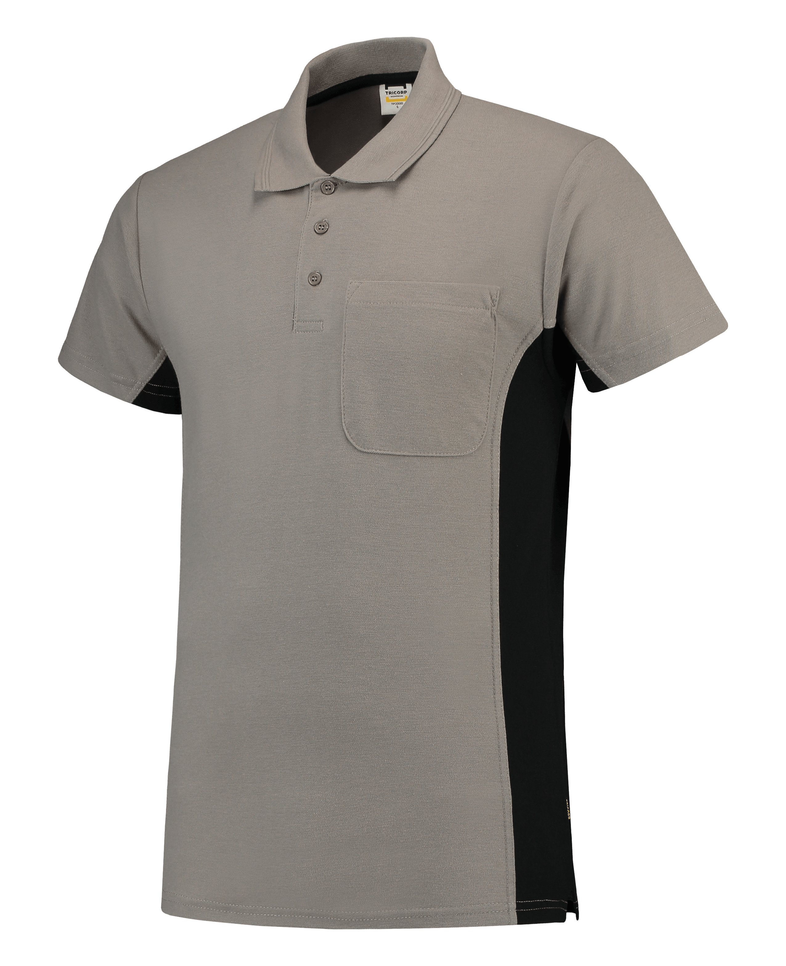 Poloshirt Bicolor Brusttasche - Bowtextil Ltd.