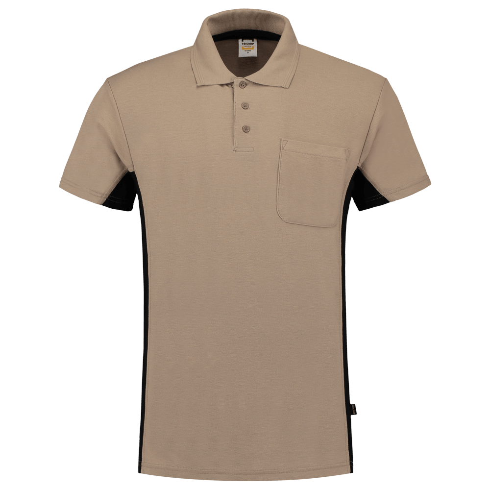 Poloshirt Bicolor Brusttasche - Bowtextil Ltd.