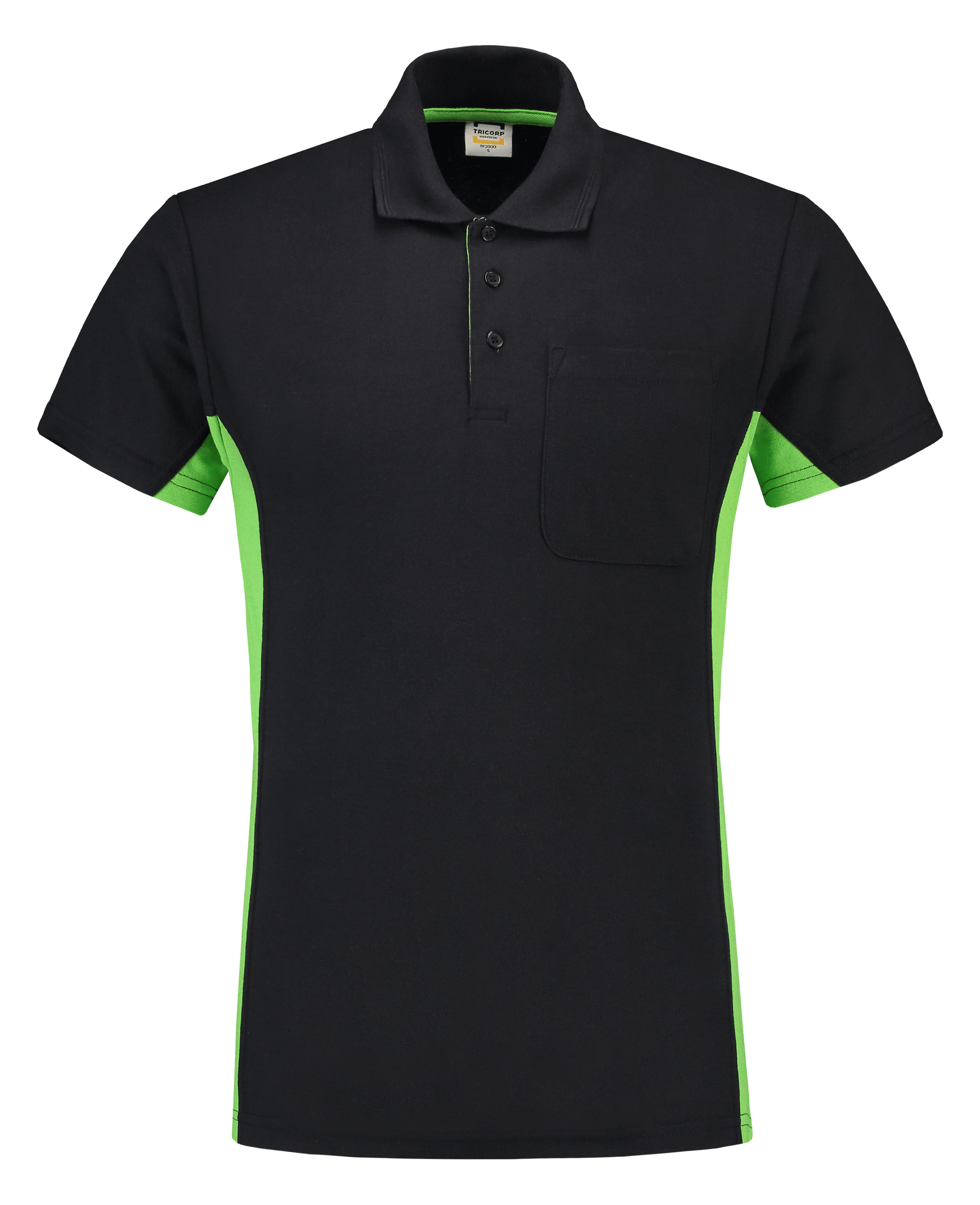 Poloshirt Bicolor Brusttasche - Bowtextil Ltd.