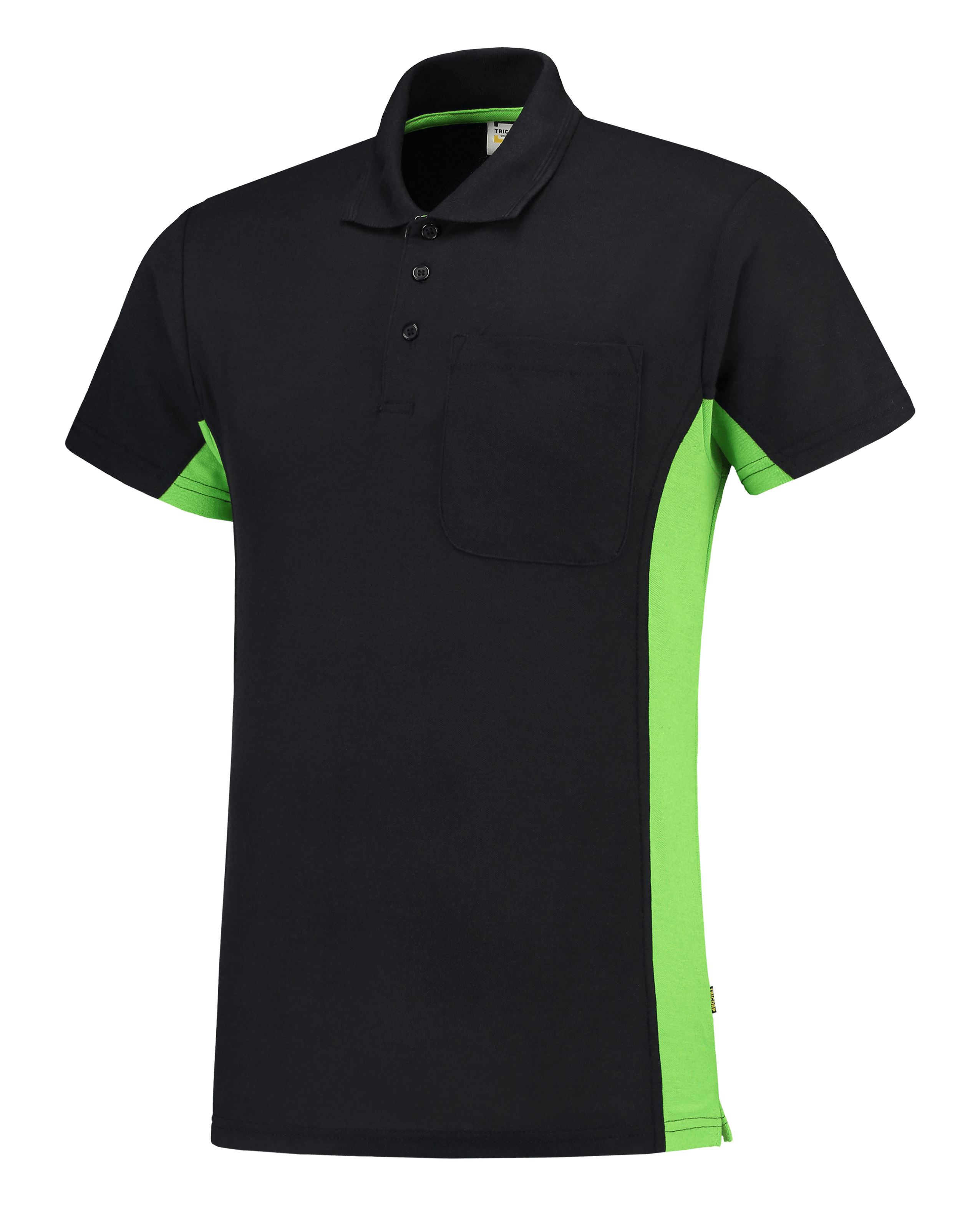 Poloshirt Bicolor Brusttasche - Bowtextil Ltd.