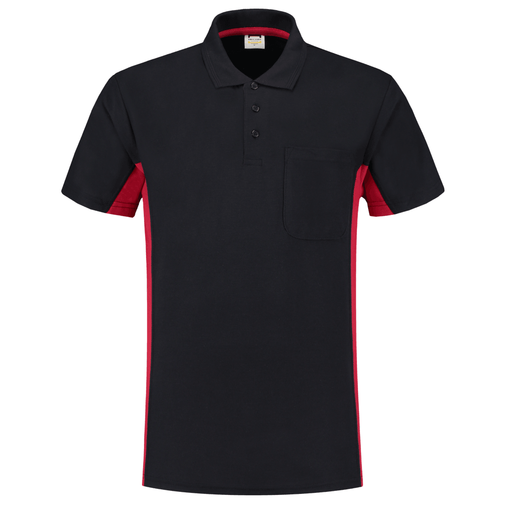 Poloshirt Bicolor Brusttasche - Bowtextil Ltd.