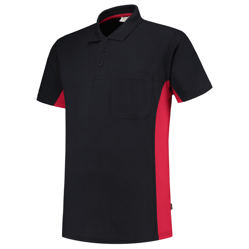 Poloshirt Bicolor Brusttasche - Bowtextil Ltd.