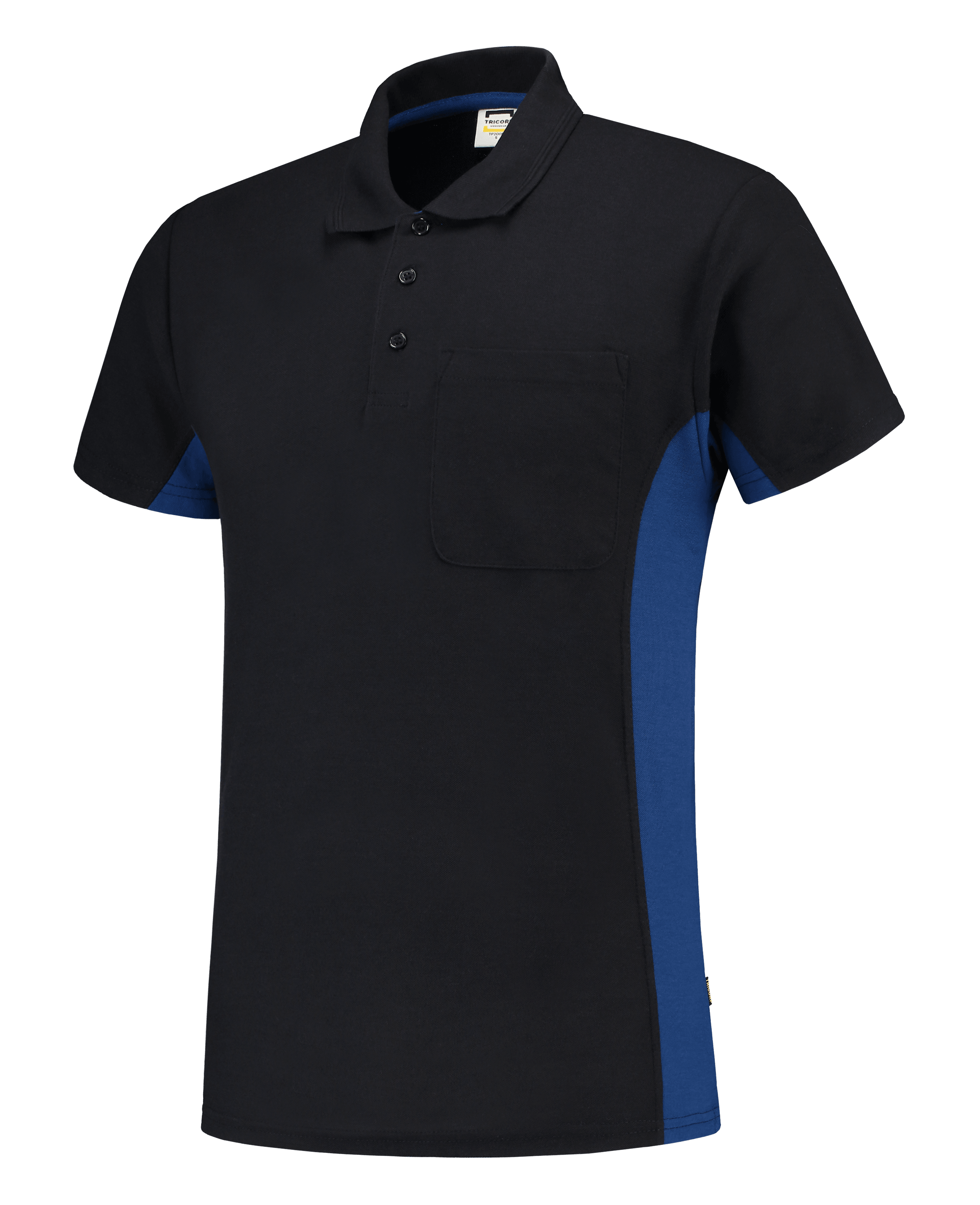 Poloshirt Bicolor Brusttasche - Bowtextil Ltd.
