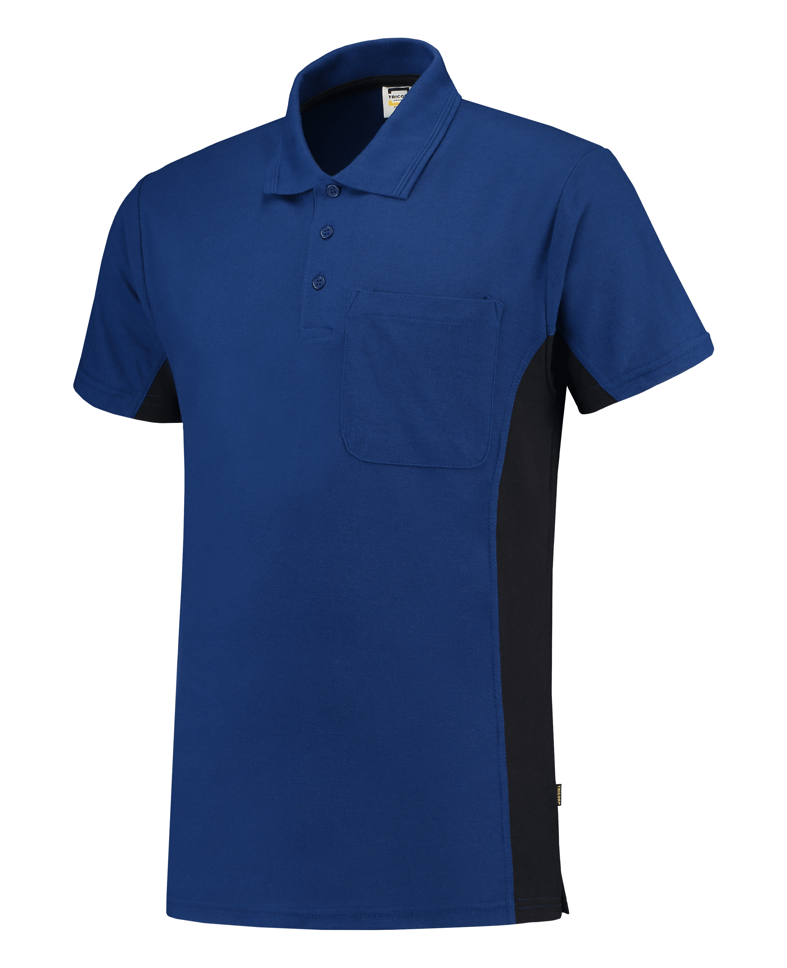 Poloshirt Bicolor Brusttasche - Bowtextil Ltd.