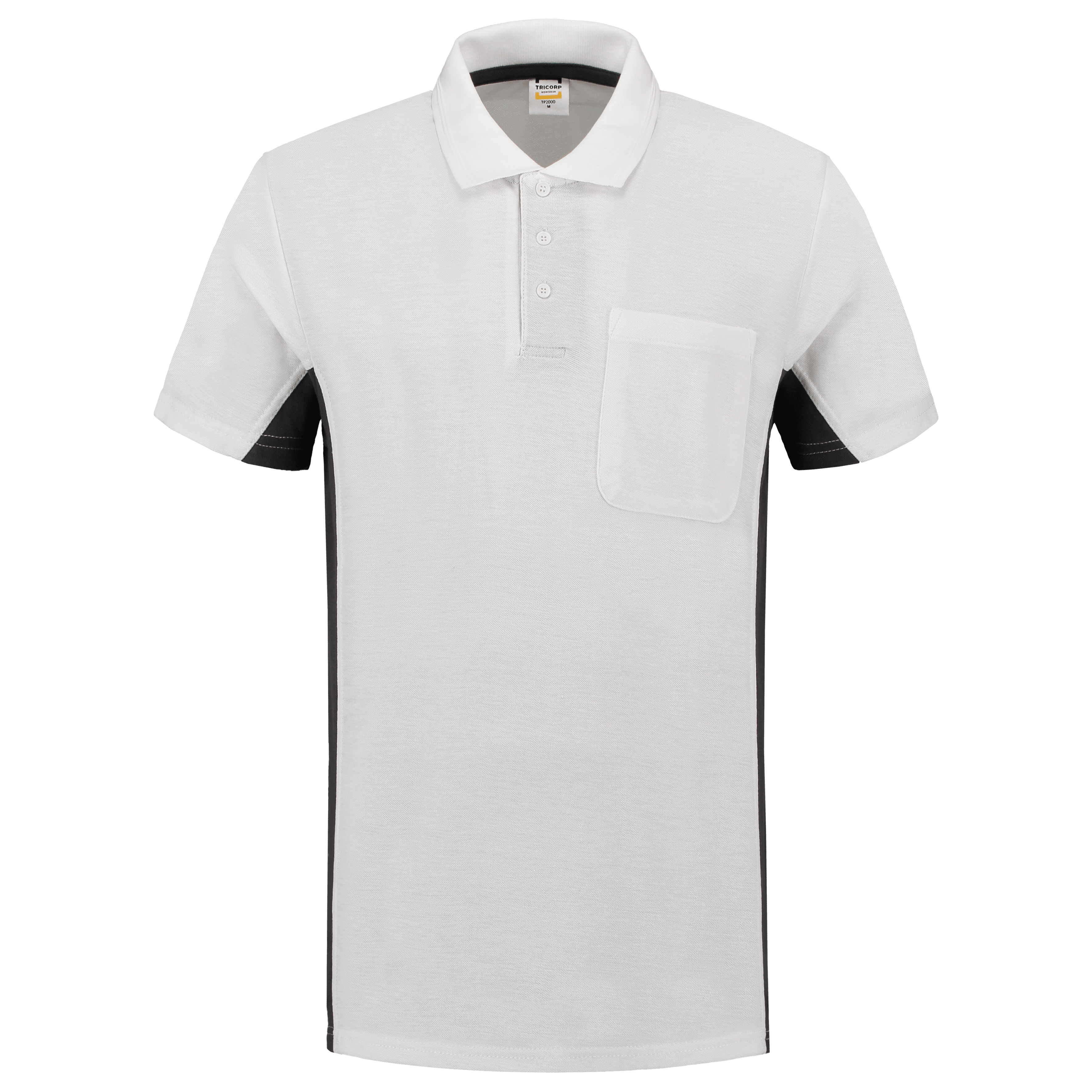 Poloshirt Bicolor Brusttasche - Bowtextil Ltd.