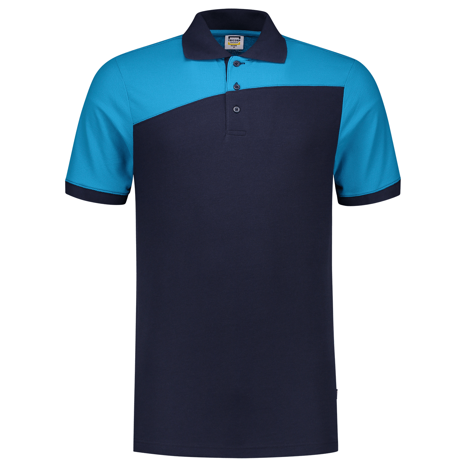 Poloshirt Bicolor Quernaht - Bowtextil Ltd.