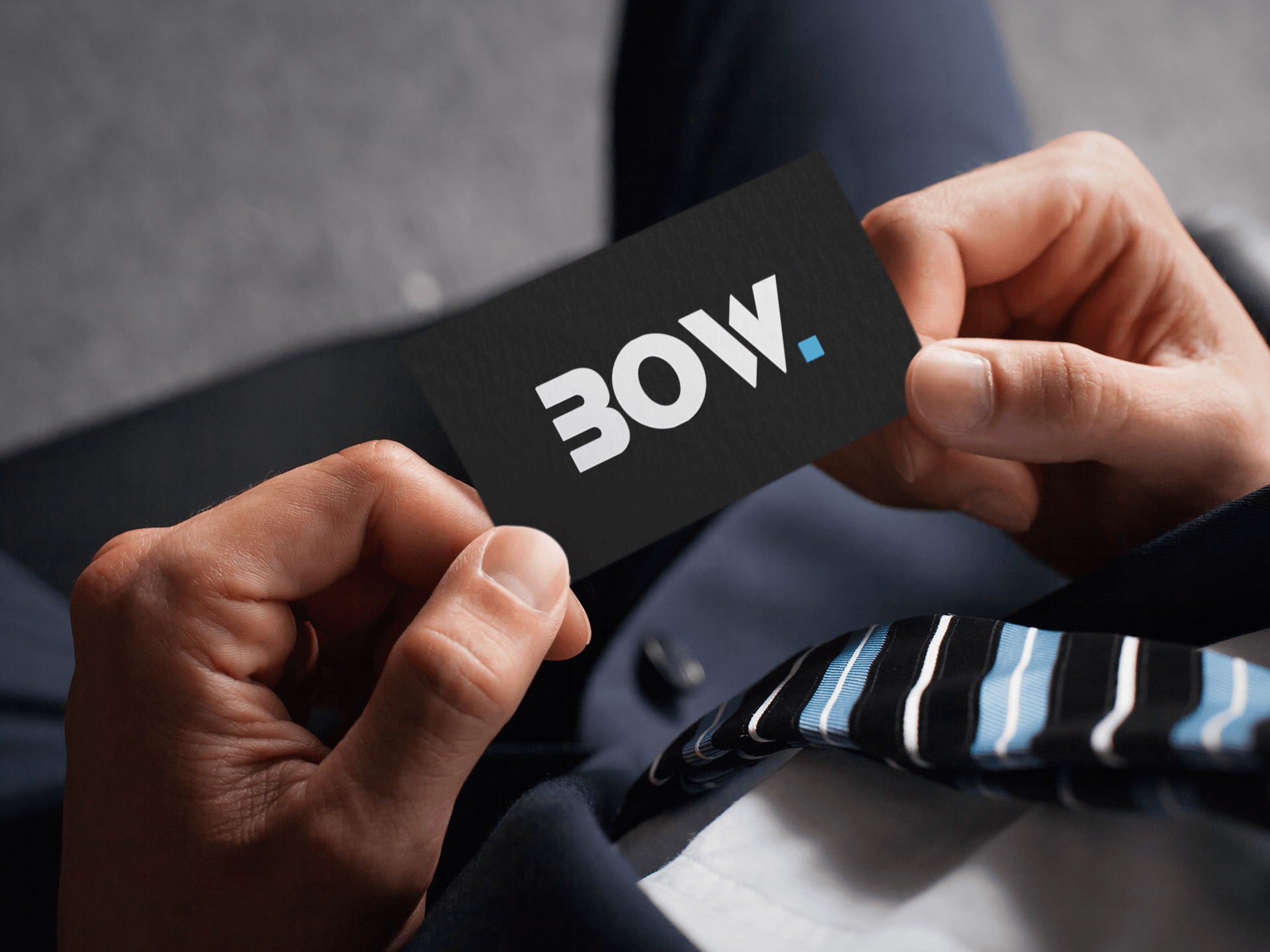Visitenkarten (85mm x 55mm) - Bowtextil Ltd.